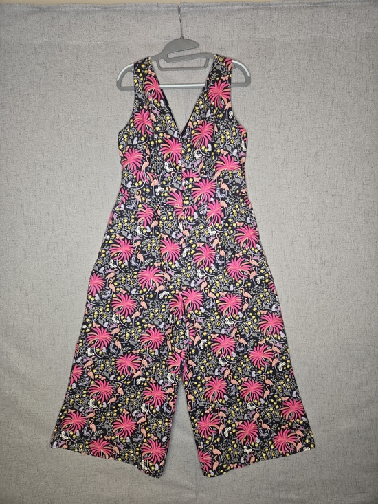 Boden Pants - Boden Jemima Tropical Charm Wide-leg Jumpsuit (Size 10)